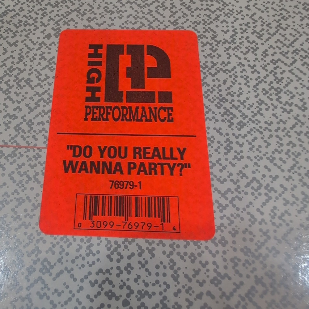 High Performance Do You Really Wanna Party? 12" Vinyl Single Nastymix 1989 VG - Picture 2 of 7